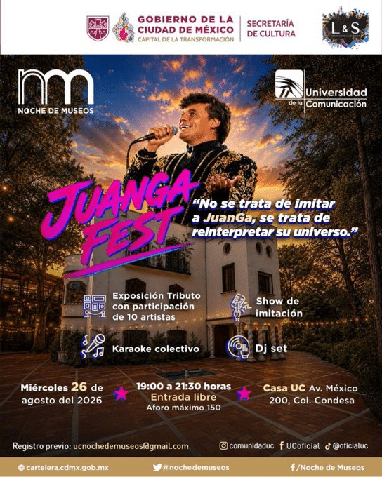 Juanga Fest en CDMX: fecha, horario y actividades 1 image