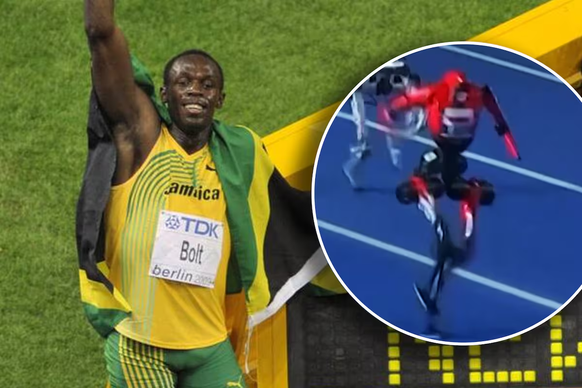 Robot Humanoide Chino Supera Marca De Usain Bolt 1 image