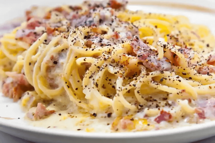 . Espagueti Cremoso con Tocino 1 image