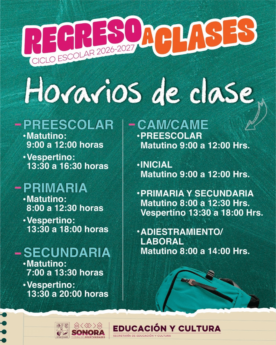 Reforzará Gobierno de Sonora atención ciudadana durante inicio del ciclo escolar 2026-2027: SEC 2 image