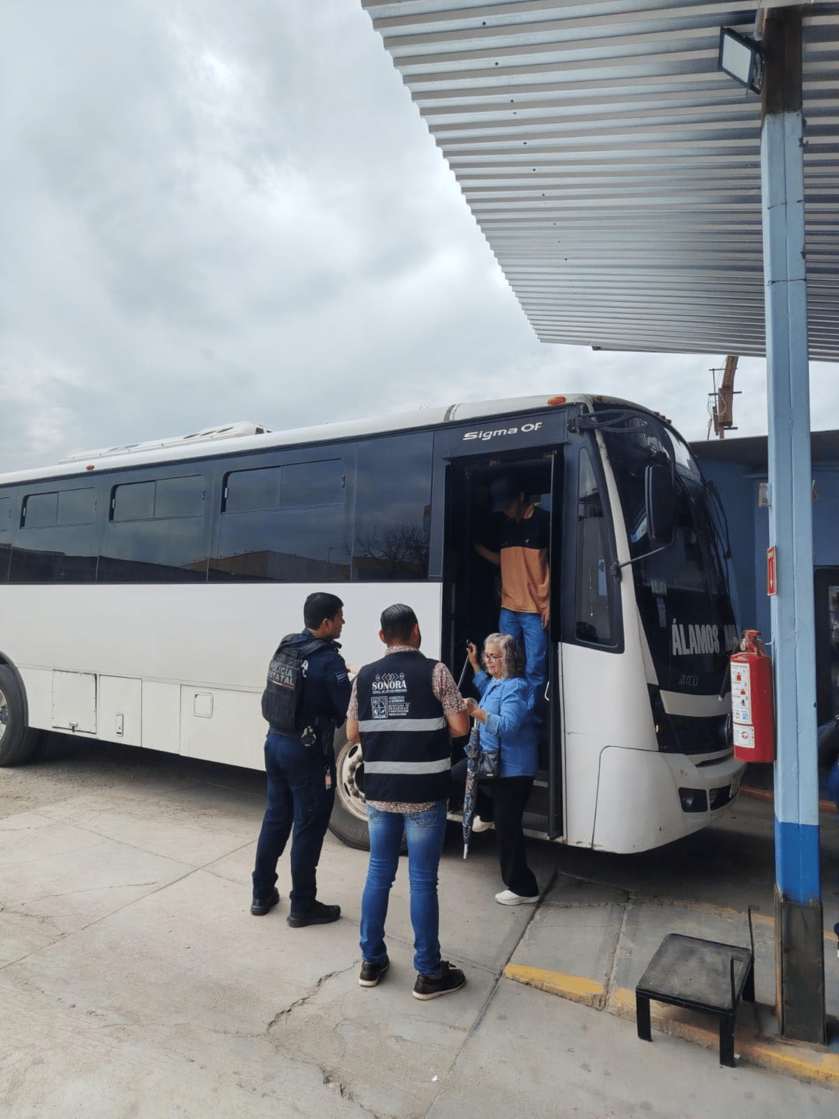 SSPC Sonora acerca información preventiva a viajeros durante el Operativo Verano 2026