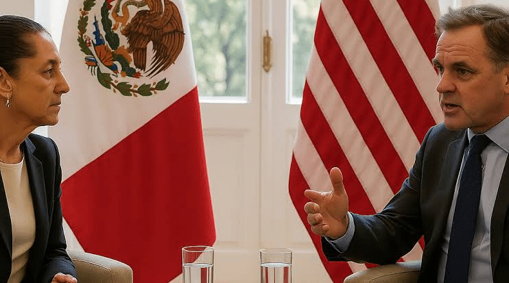 Sheinbaum dialoga con Niall Ferguson sobre relación México-EE.UU. 1 image