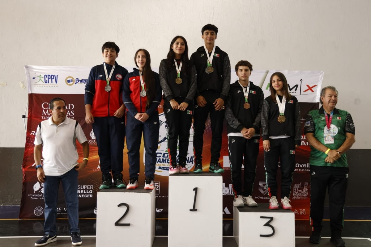Frontenista sonorense gana dos medallas en la segunda Copa Panamericana Infantil y Juvenil