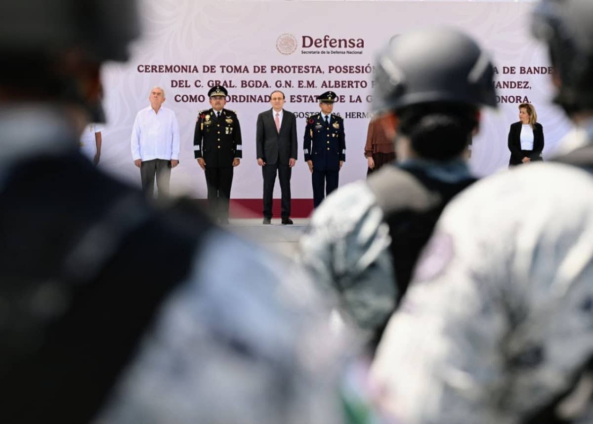 Reafirma Durazo coordinación interinstitucional con Guardia Nacional para fortalecer la seguridad en Sonora