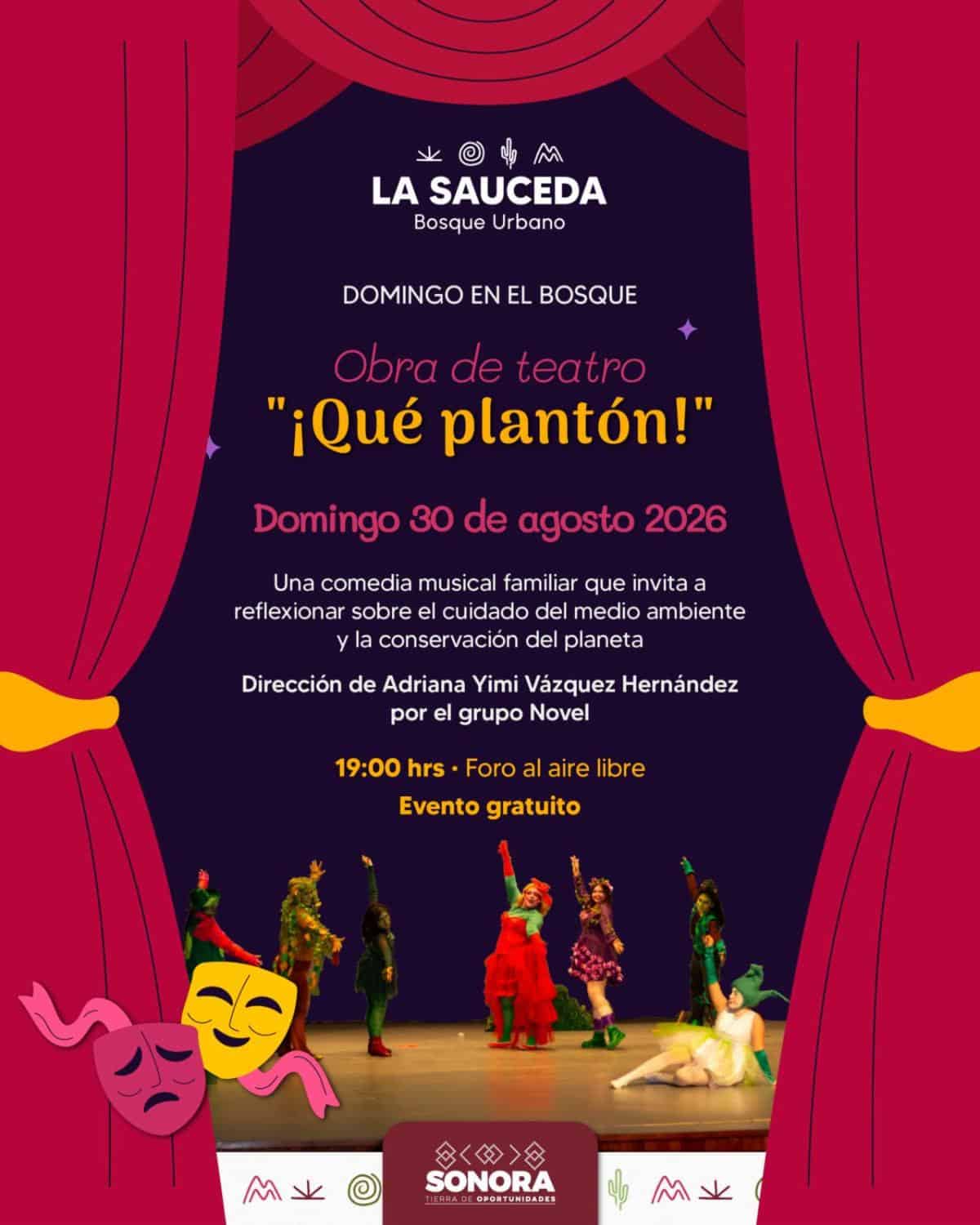 Gobierno de Sonora invita a disfrutar una variedad de actividades este fin de semana en el Bosque Urbano La Sauceda