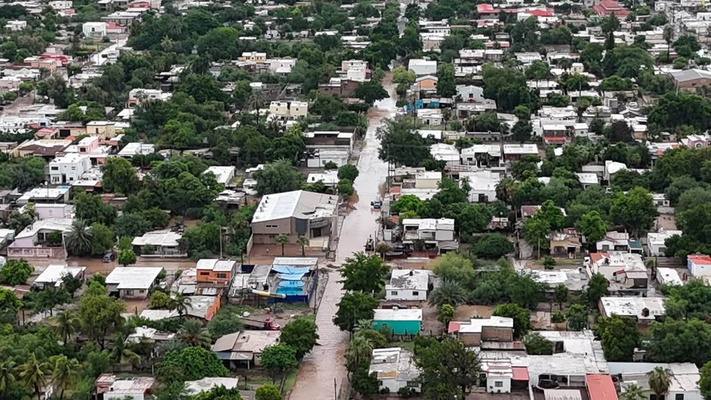 Se inunda Empalme; evalúan autoridades afectaciones 4 215