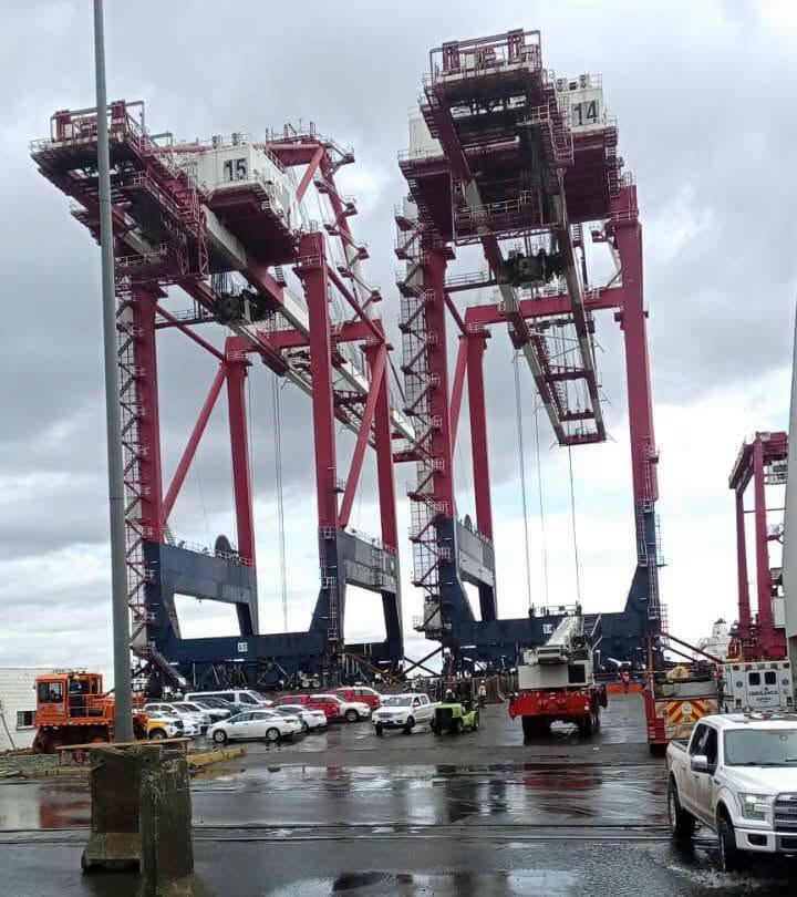 Arriban grúas portacontenedores al puerto de Guaymas 2 243