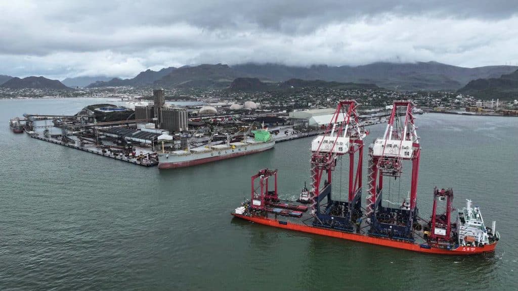 Arriban grúas portacontenedores al puerto de Guaymas 8 249