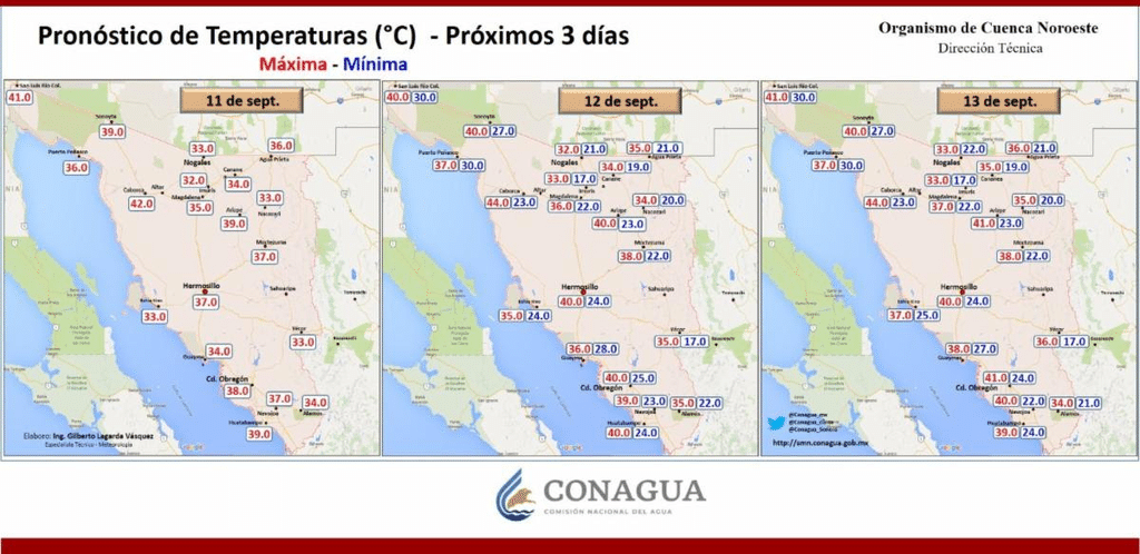Prevé CEPC continuidad de lluvias y altas temperaturas en Sonora 2 image