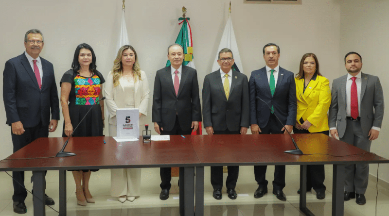 Alfonso Durazo entrega su Quinto Informe al Congreso de Sonora