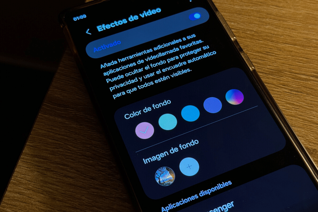 One UI permite personalizar el fondo en cualquier app de videollamadas 1 image
