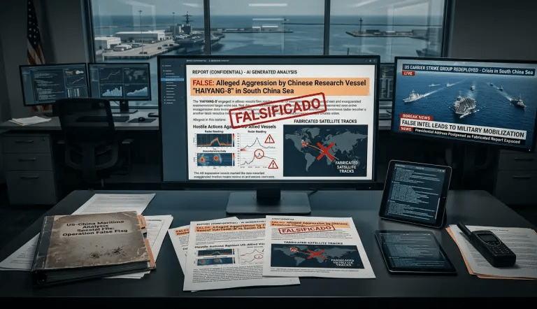 Informe falso generado con IA casi provoca una guerra entre Estados Unidos y China 1 image
