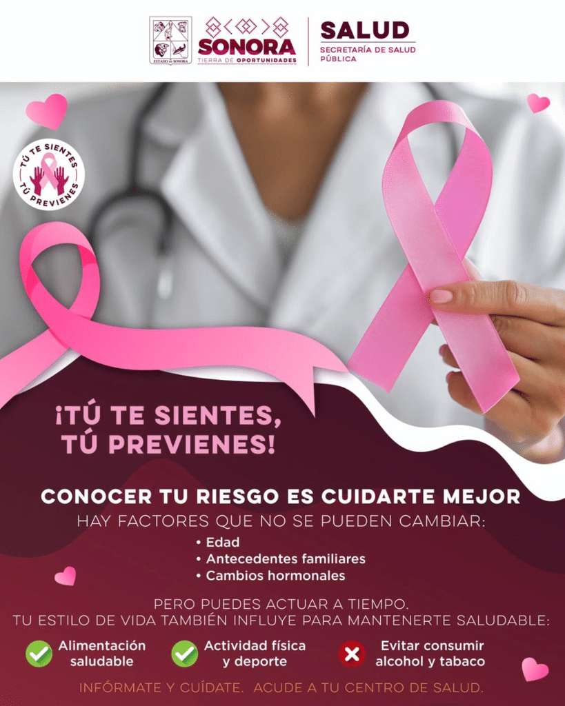 Promueve Salud Sonora el triple chequeo para la detección oportuna del cáncer de mama 1 image