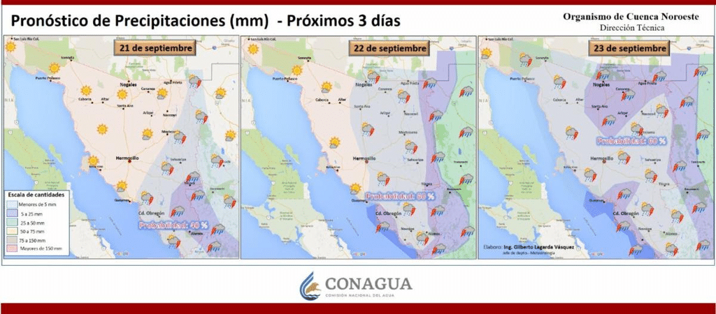 Prevé CEPC lluvias monzónicas y altas temperaturas en Sonora 3 image