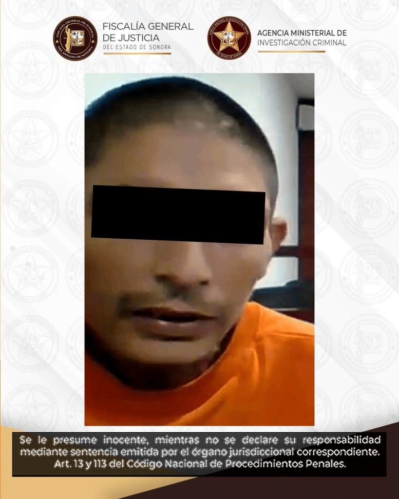 Luis Alberto "N" vinculado a proceso por robo a comercio en Nogales: FGJES 1 image