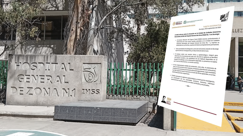 IMSS confirma bacteria en cuatro de cinco recién nacidos que murieron en Durango 1 image