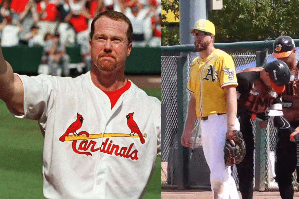 El hijo de Mark McGwire enfrentó a Naranjeros de Hermosillo y produjo carrera para los Athletics 1 image