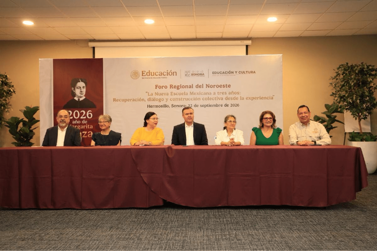 Realiza Gobierno de Sonora Foro Regional del Noroeste sobre la Nueva Escuela Mexicana