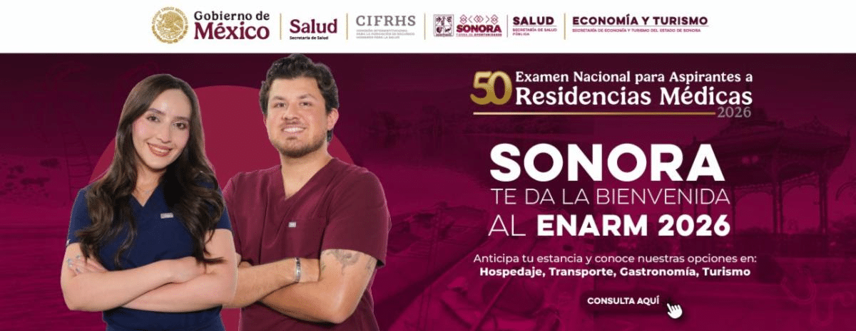 Recibirá Sonora este fin de semana a médicos que buscan especializarse a través del ENARM