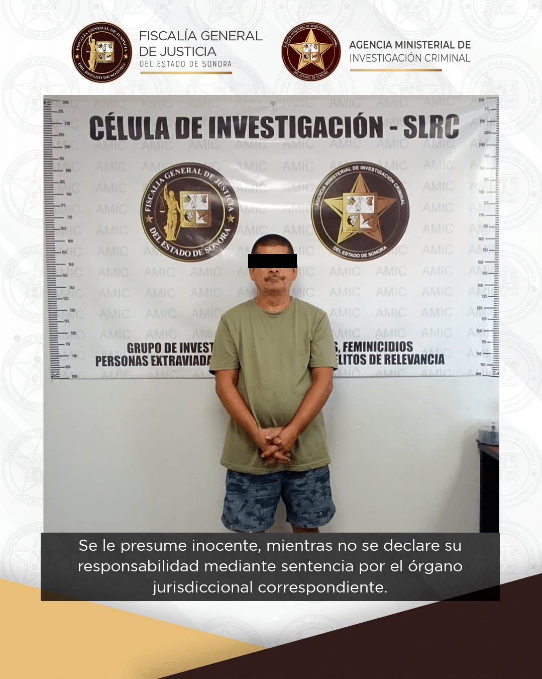 Captura AMIC en San Luis Río Colorado a prófugo de Jalisco buscado desde hace 30 años