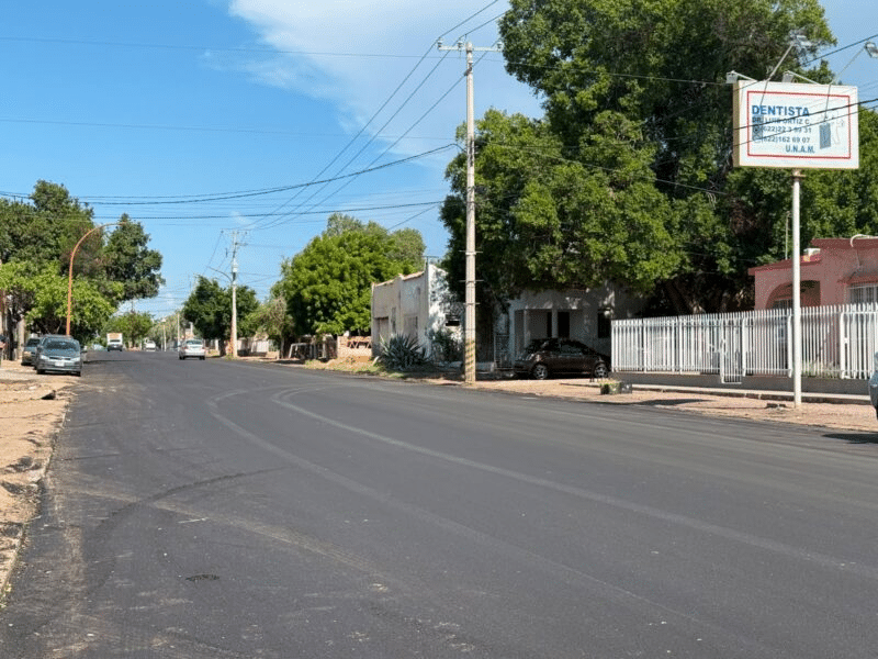 Concluyen recarpeteo del bulevar 16 de Septiembre en Empalme