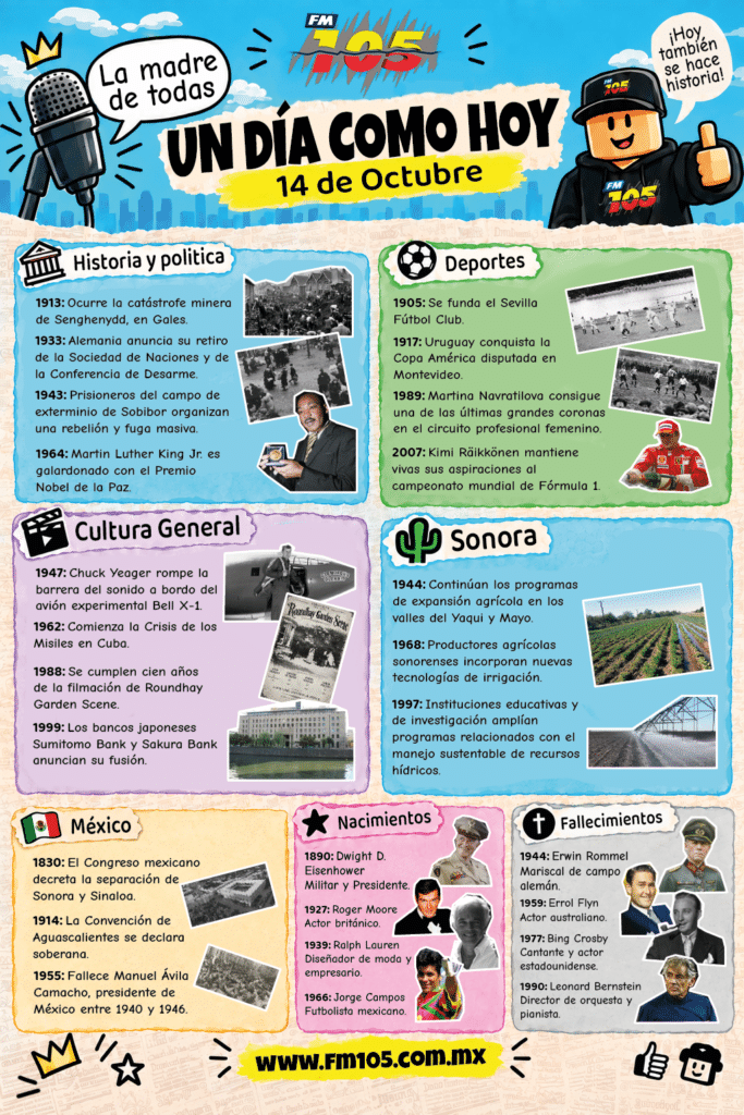 UN DIA COMO HOY | 14 de Octubre 1 14Oct