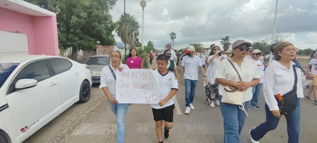 Realizan trabajadores del IMSS protesta en Empalme 8 244