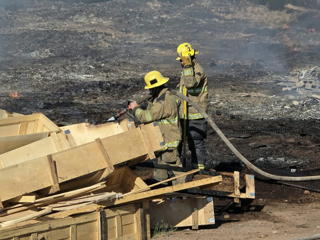 Se incendia tarimera en Santa Clara 2 368