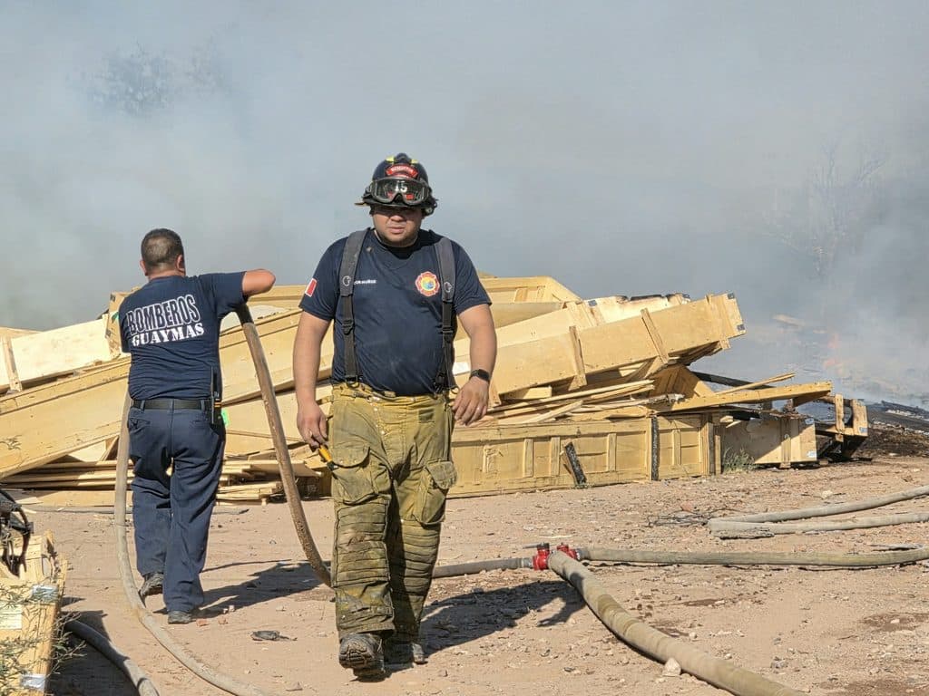 Se incendia tarimera en Santa Clara 9 382