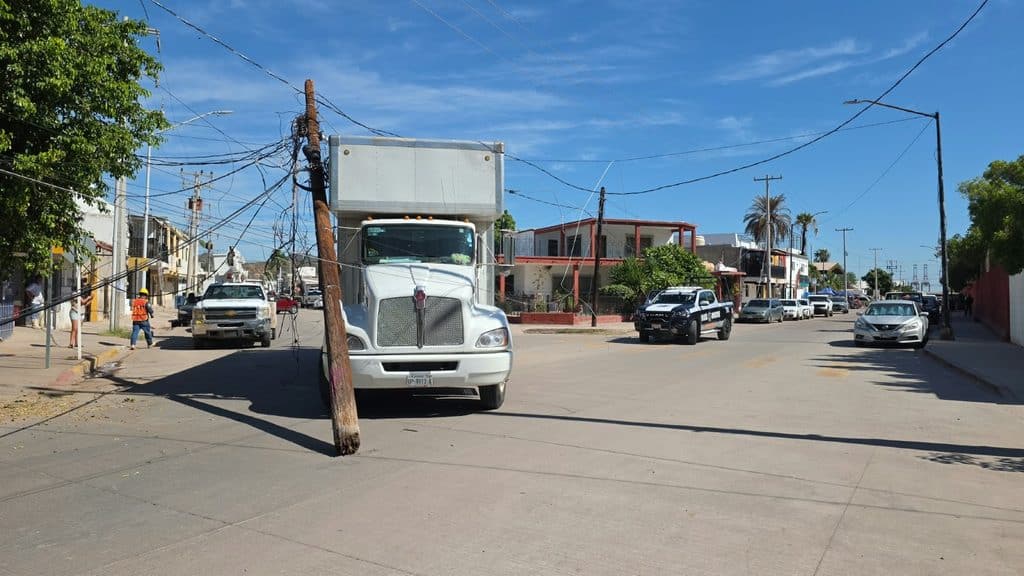 Derrumba ‘tortón’ postes de Telmex 5 545