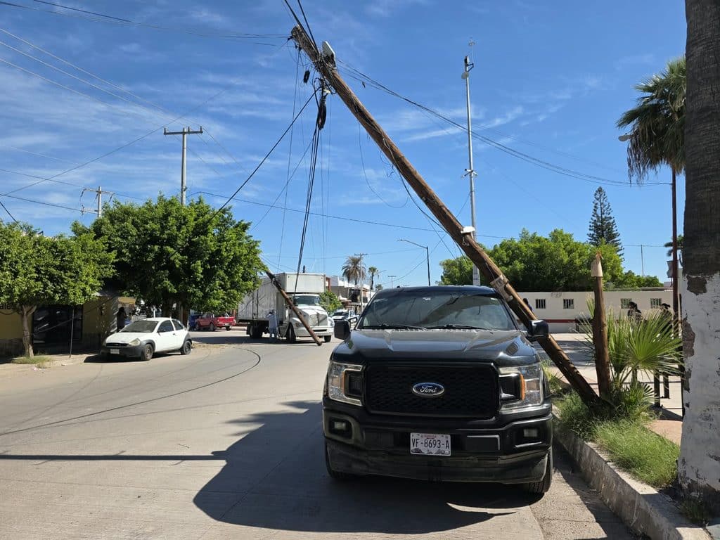 Derrumba ‘tortón’ postes de Telmex 7 547