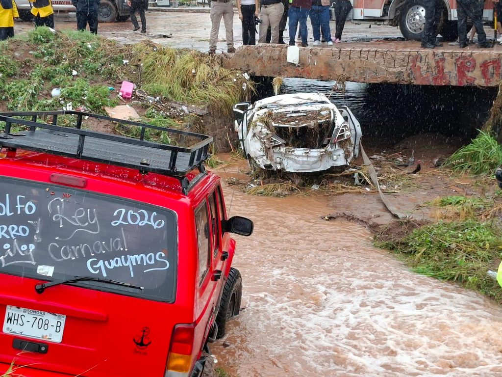 Deja lluvia dos víctimas al sur de Guaymas 7 583