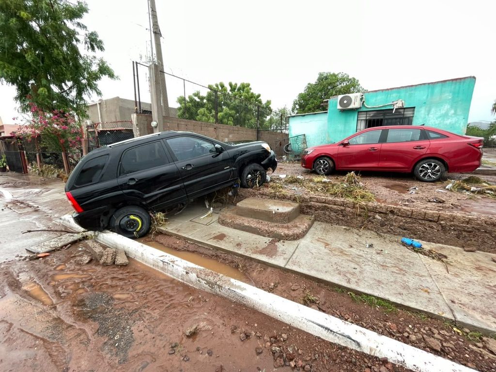 Caen 120 milímetros de lluvia en tan solo 45 minutos en Guaymas 6 619