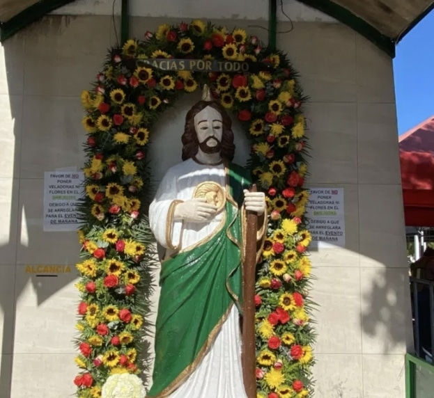 Se roban hasta el San Judas de capilla en San Carlos