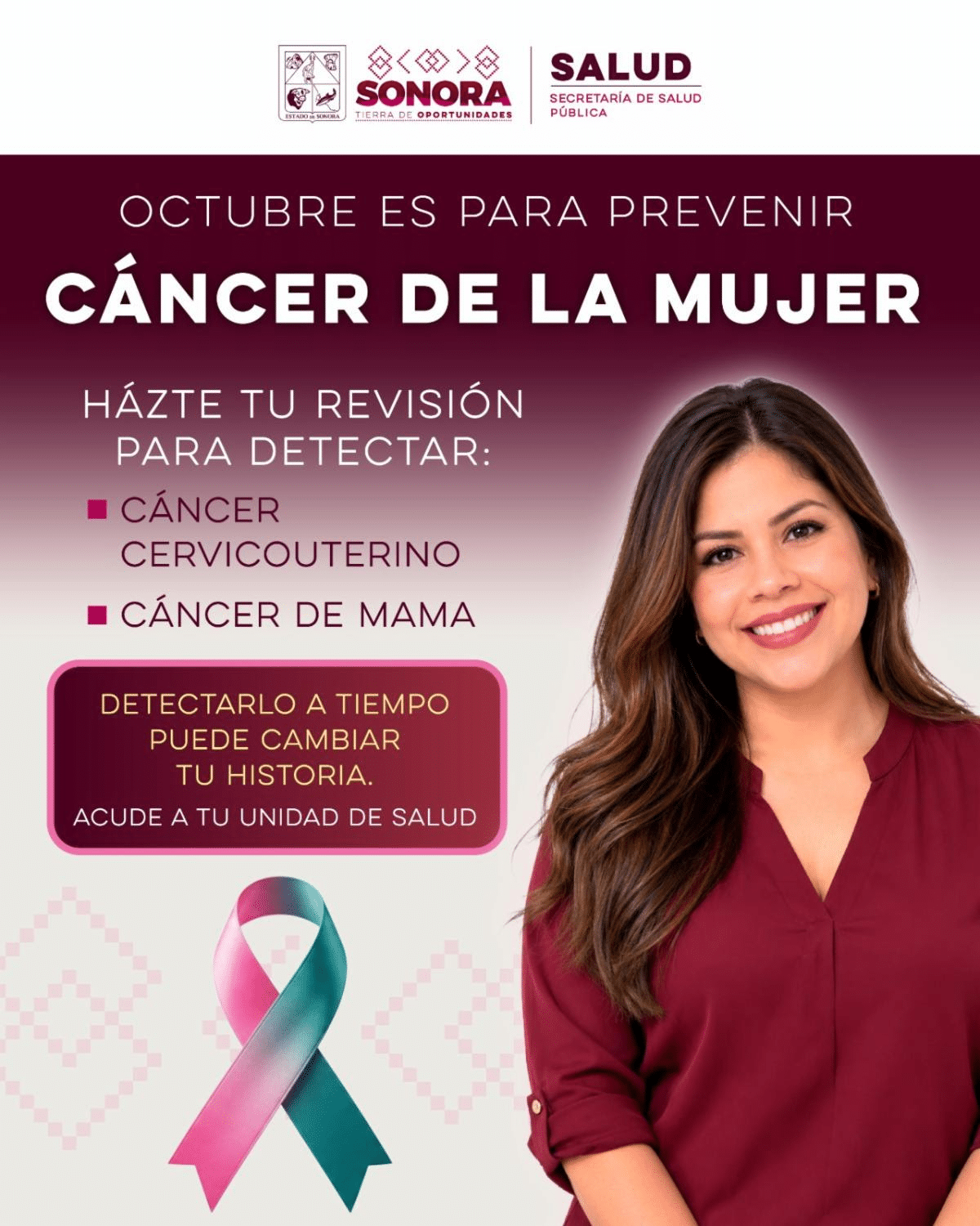 Promueve Secretaría de Salud detección temprana del cáncer de mama y cervicouterino