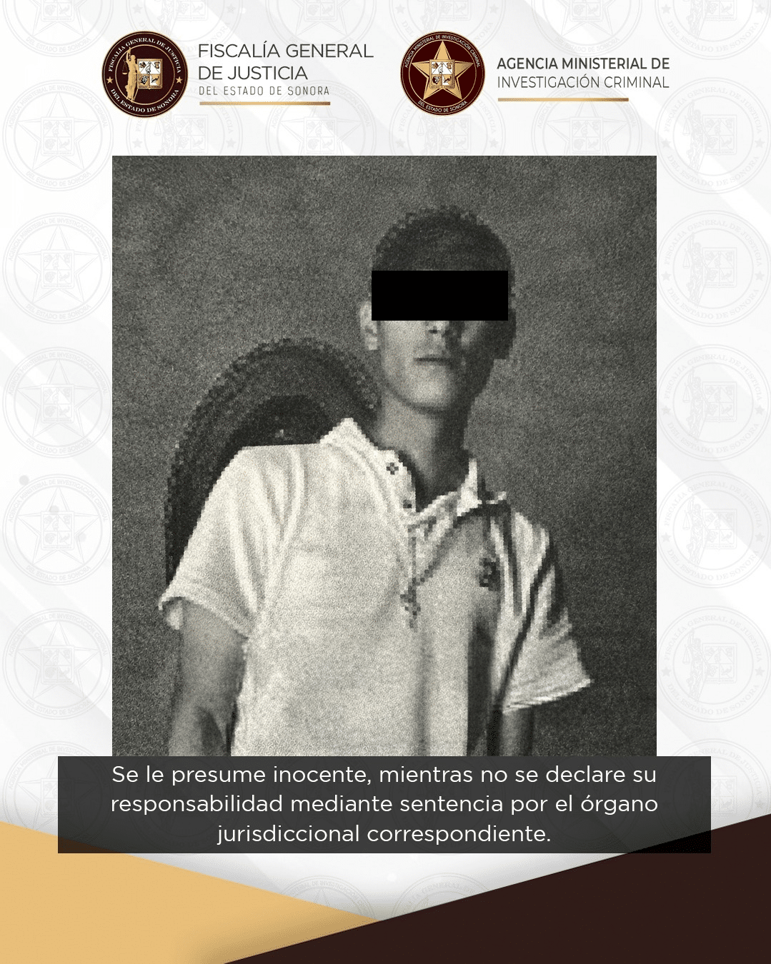 Captura AMIC a imputado por homicidio en Cajeme; Juez lo vincula a proceso y ordena prisión preventiva