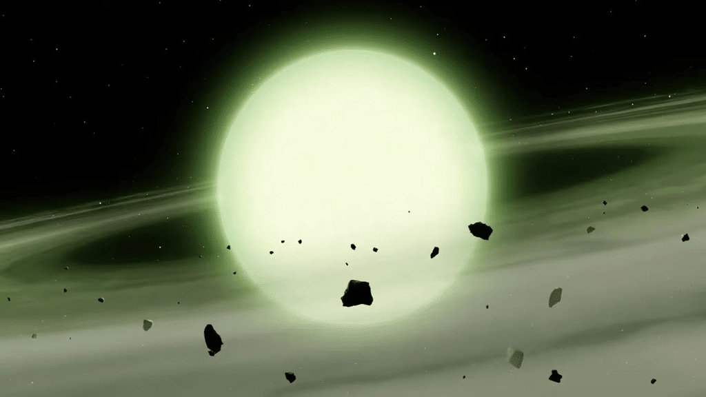 Descubren la primera estrella verde en el universo 1 image