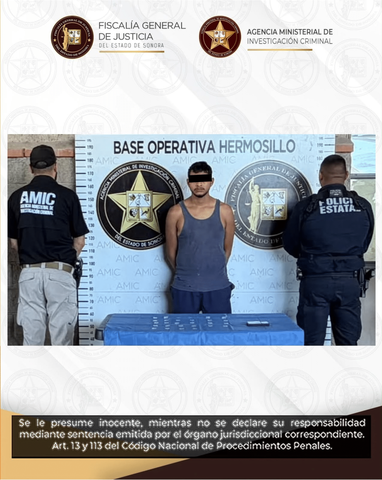 Operativo conjunto de AMIC deja un detenido y droga asegurada en HermosilloyOperativo conjunto de AMIC deja un detenido y droga asegurada en Hermosillo