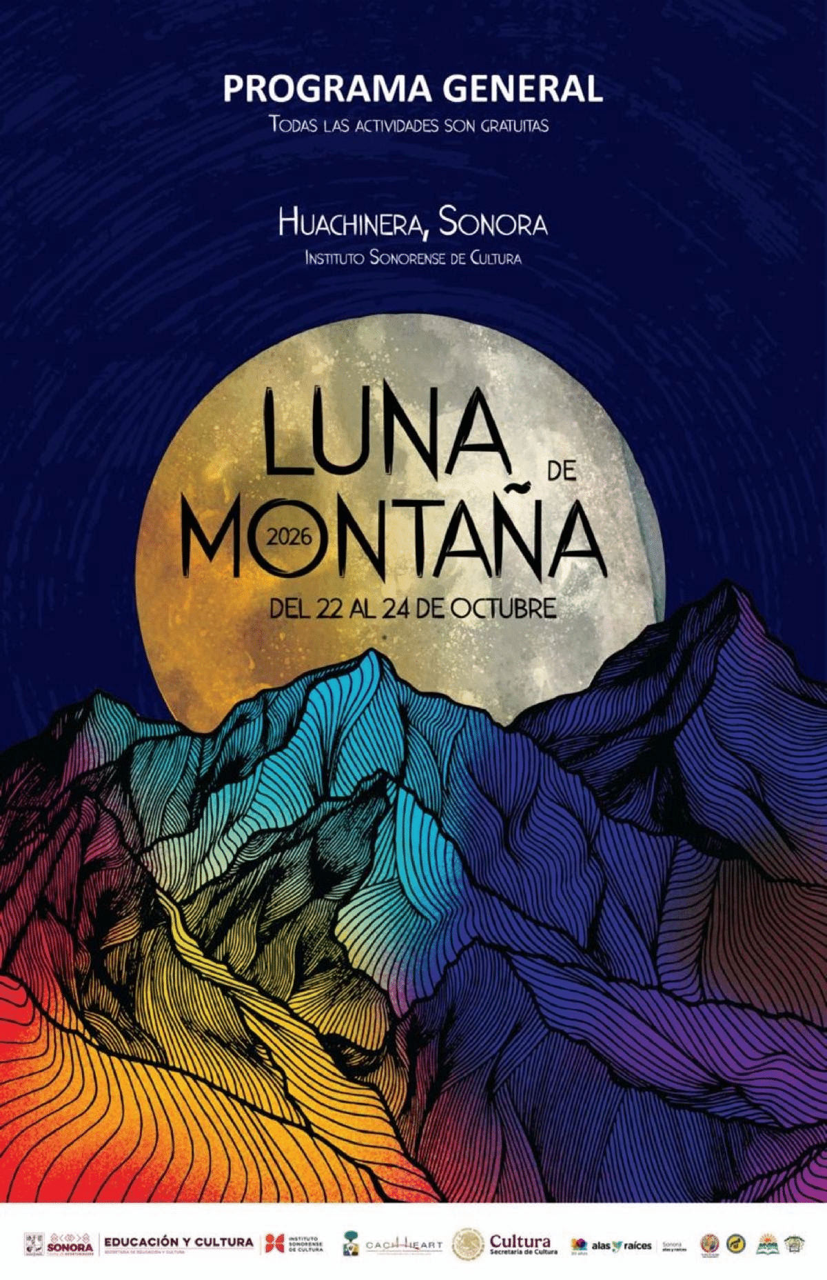 Invitan a disfrutar del Festival Luna de Montaña 2026 en Huachinera