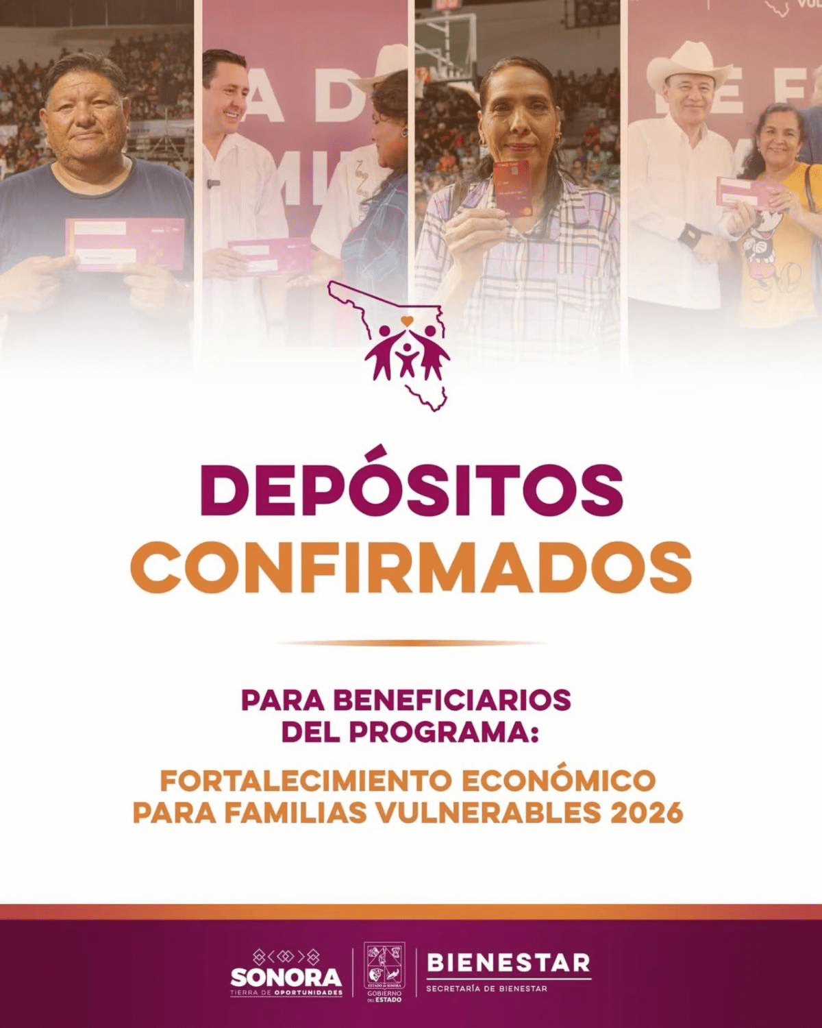 Gobierno de Sonora fortalece economía de familias vulnerables