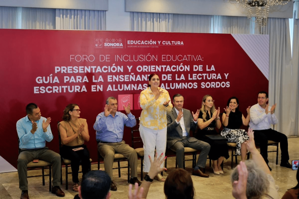 Presenta Gobierno de Sonora Guía para la Enseñanza de la Lectura y Escritura en Alumnas y Alumnos Sordos