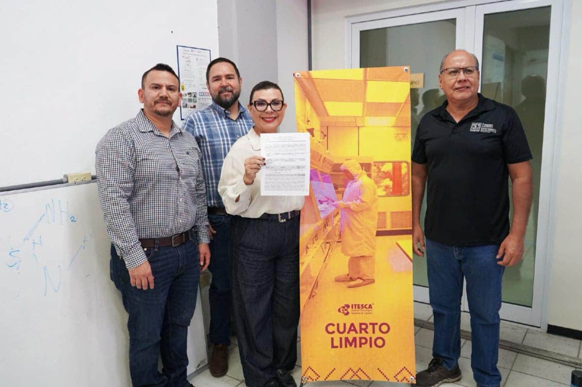 Entrega Gobierno de Sonora primeros equipos para cuarto limpio de Itesca
